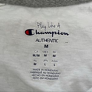 White champion sweater